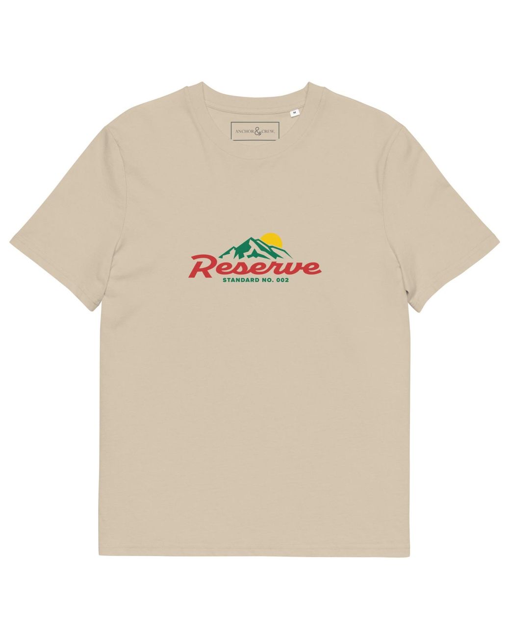 Anchor and Crew Natural Neutrals Desert Dust Reserve No. Two Supply Organic Cotton T-Shirt