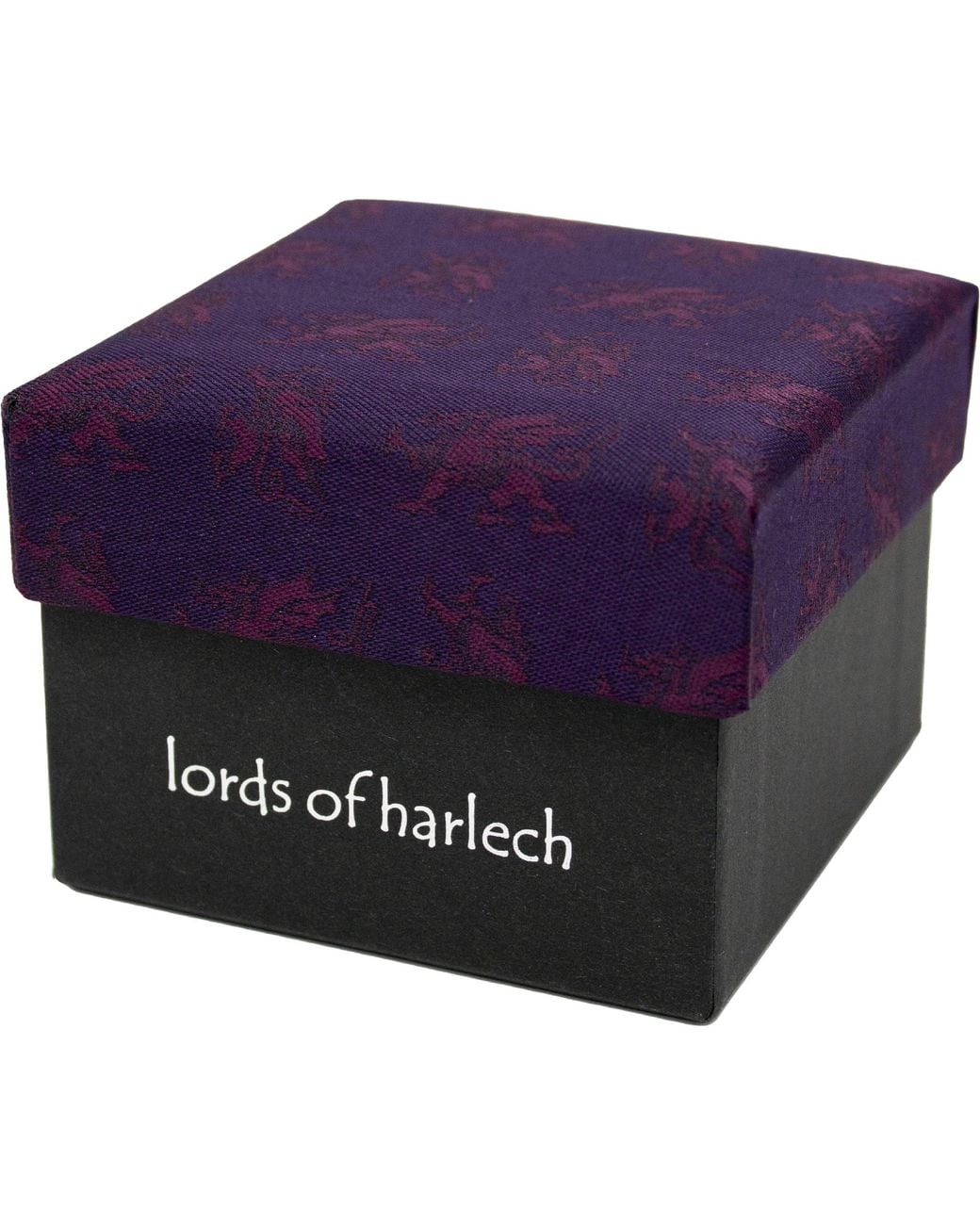 Lords of Harlech Blue Lotus Aqua Tie for men