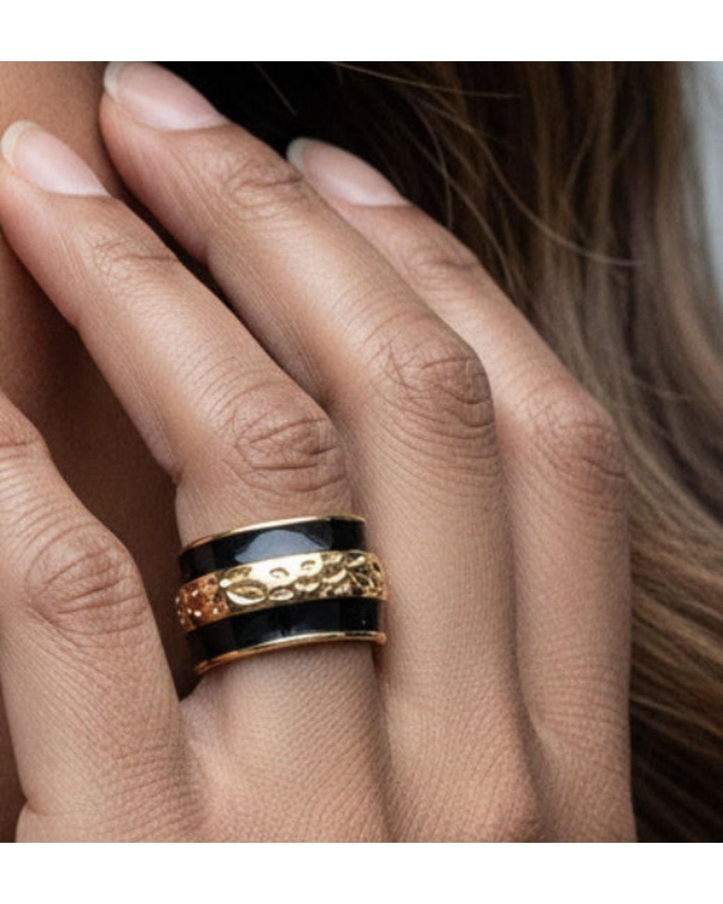 Uchi and Soto Metallic Kin & Ring