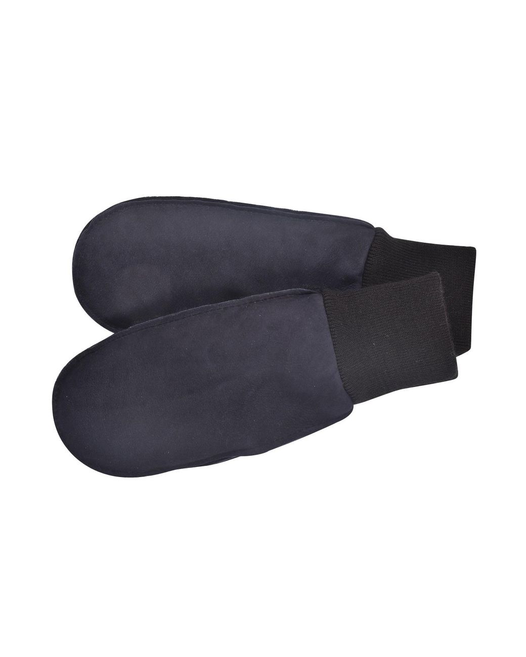 Owen Barry Blue Sheepskin Mittens
