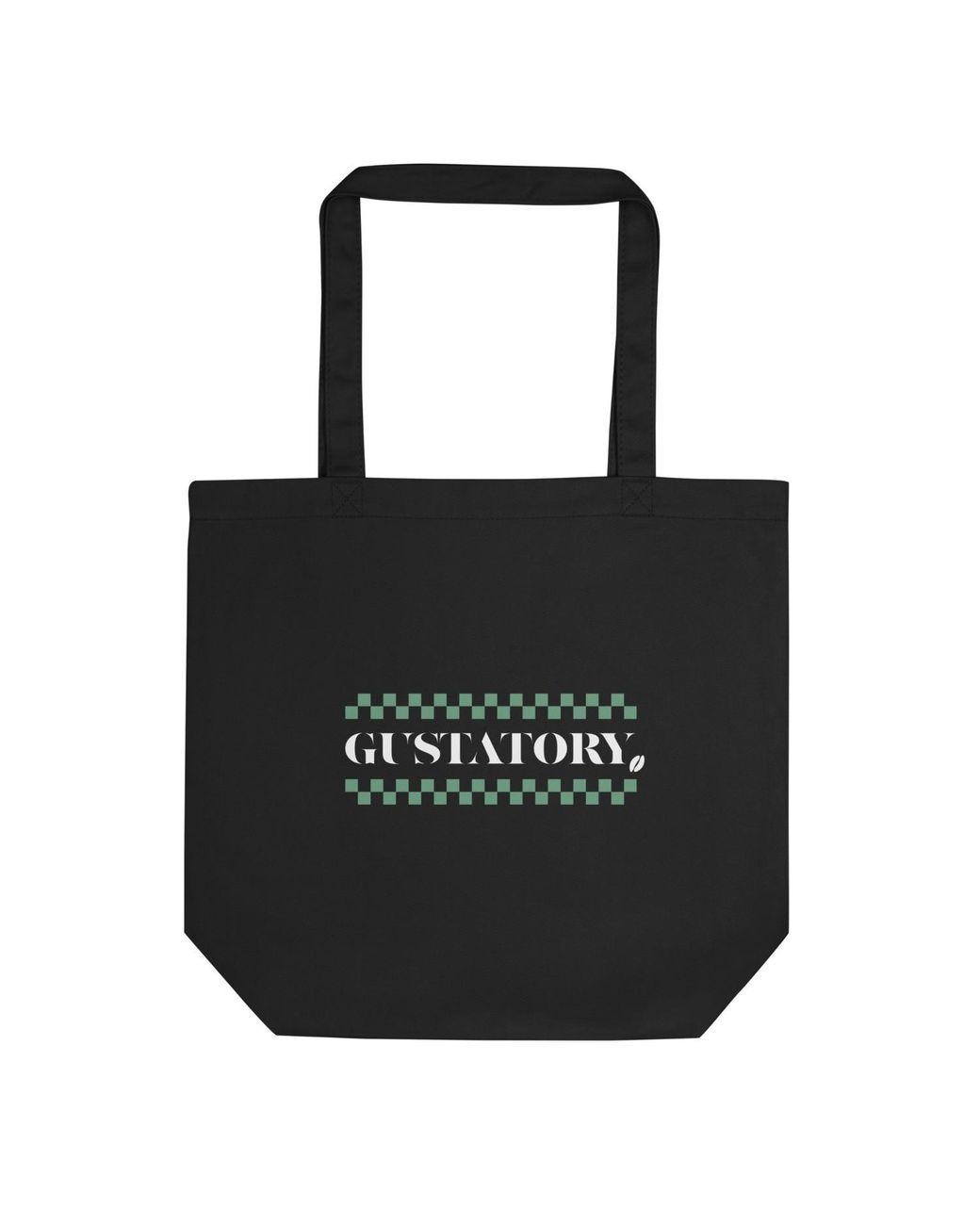 Anchor and Crew Black Gustatory Have A Good Day Recycled Cotton Tote Bag
