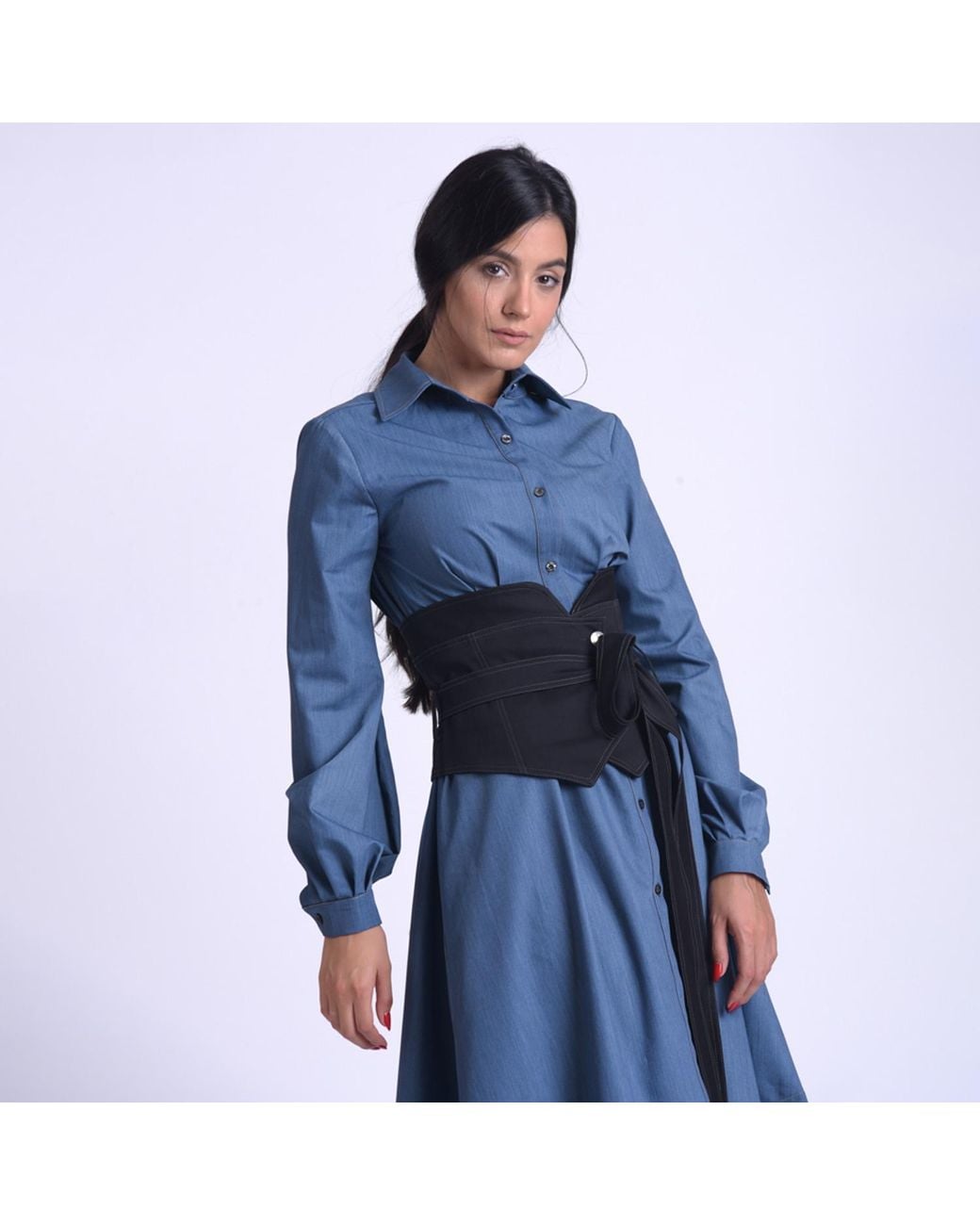 Metamorph Black Obi Belt