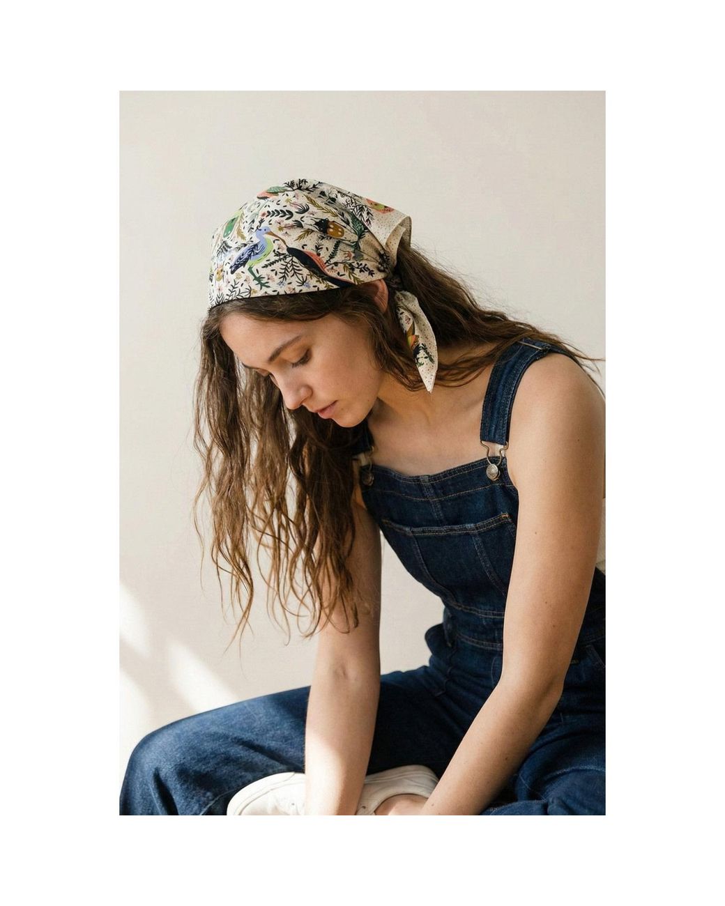 Saachi Green Aviary Botanical Multi Bandana