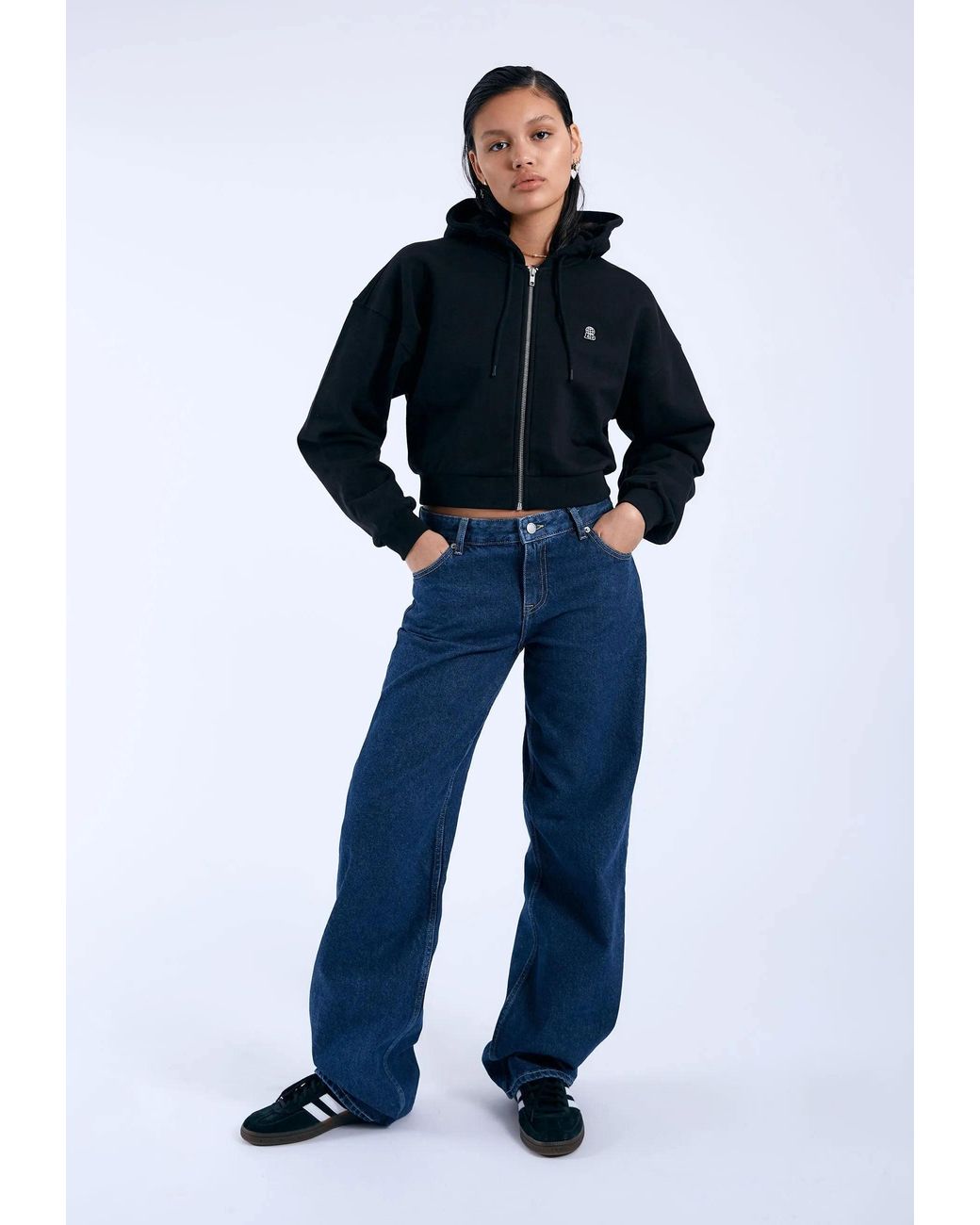 Dr. Denim Black Ethel Zip Hoodie