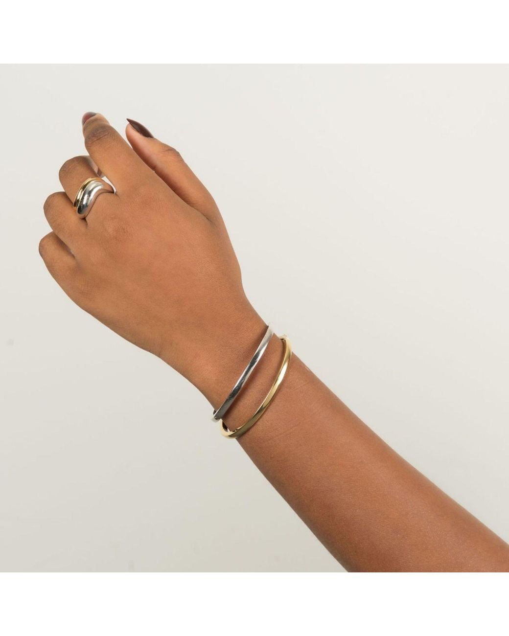 Belinda Jewelz Metallic Wren Slim Molten Ring