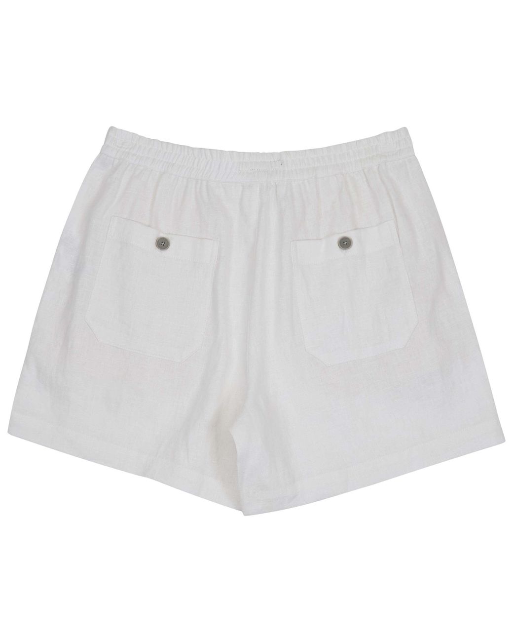 Lords of Harlech White Leanne Drawstring Short