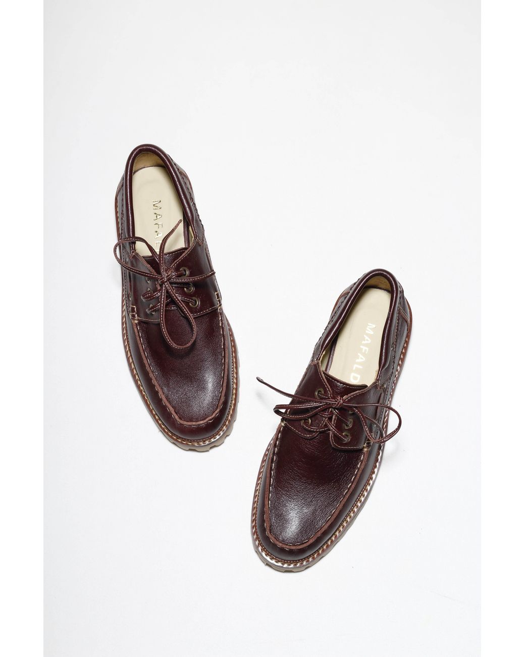 Mafalda Brown Donatela Boat Shoes