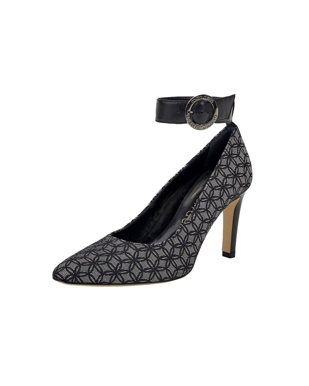Moon D'elle Black Parelio Pumps