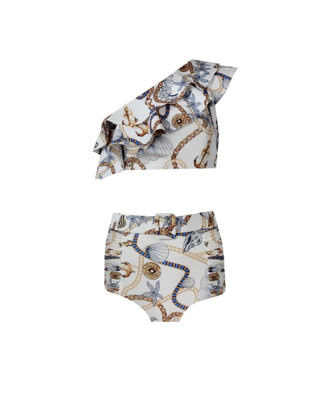 Nur Karaata White Cliantha Tropezienne Bikini Set