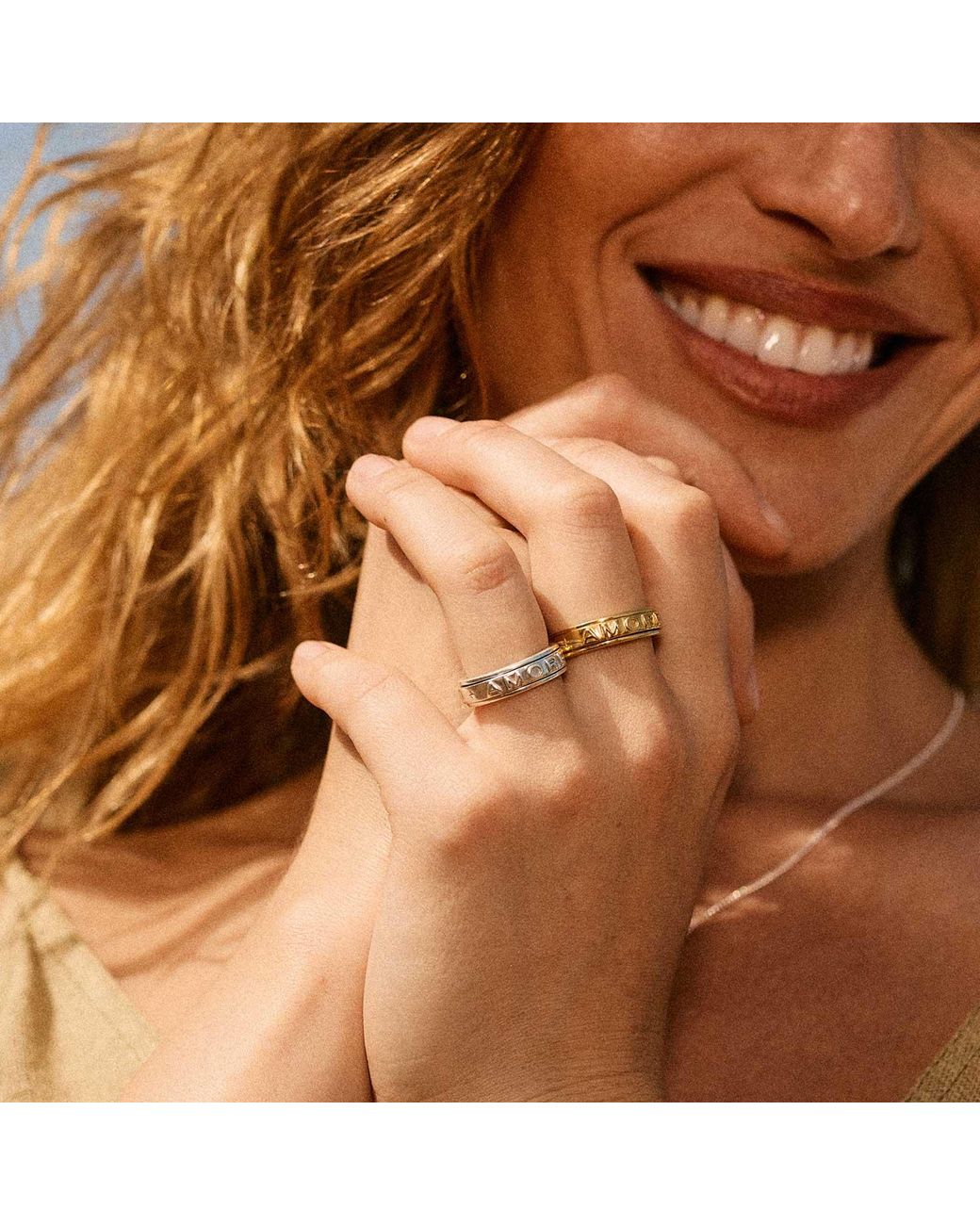 Charlotte's Web Jewellery Metallic Amore Vermeil Spinning Ring