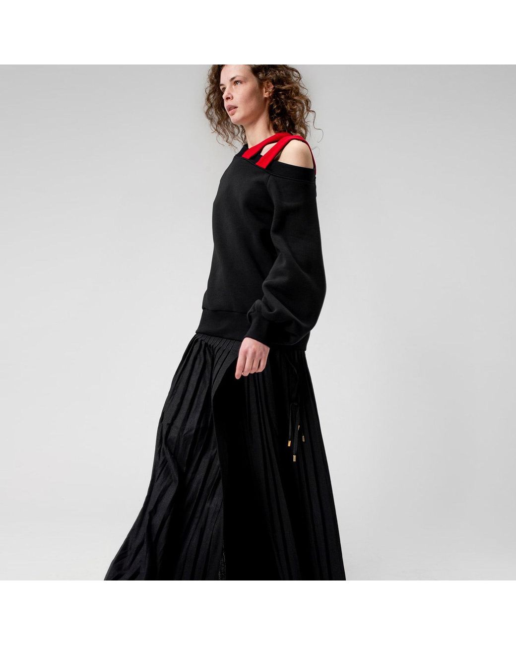 Ioana Ciolacu Black Sonia Mix Sweatshirt