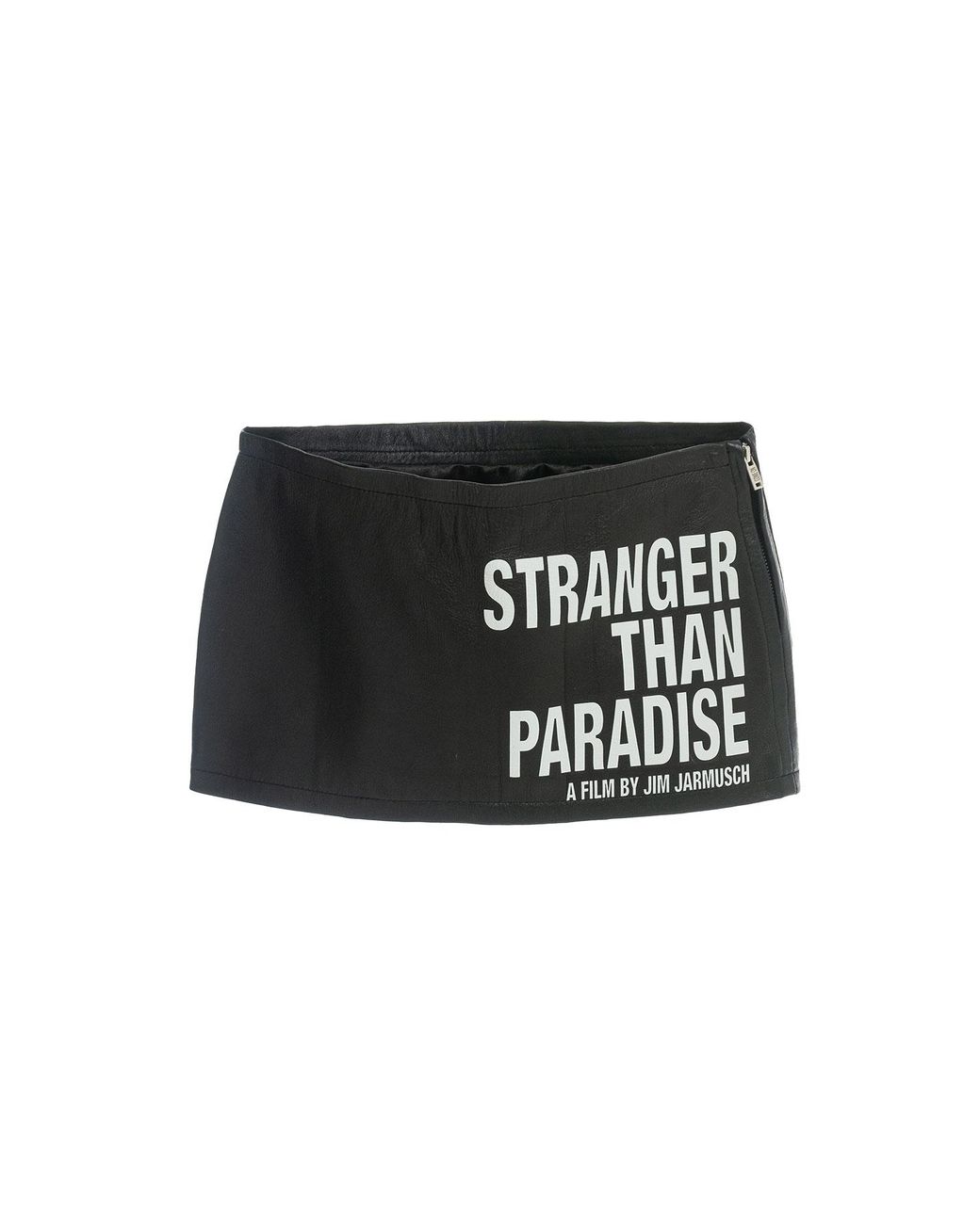 Come on Black Stranger Leather Mini Skirt