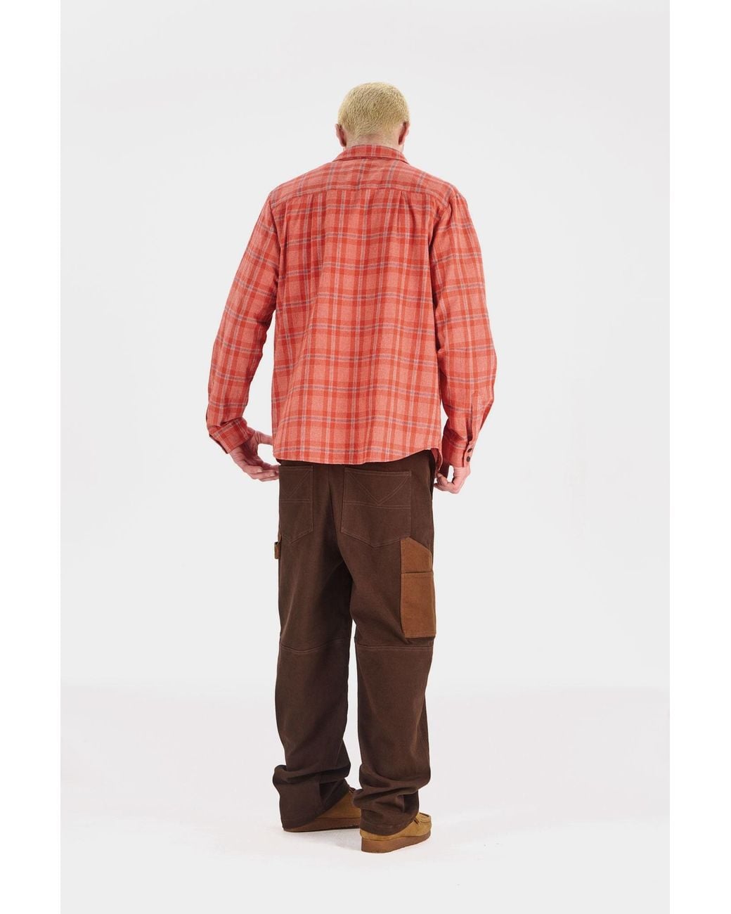 Komodo Brown Theo Organic Cotton Carpenter Trouser for men