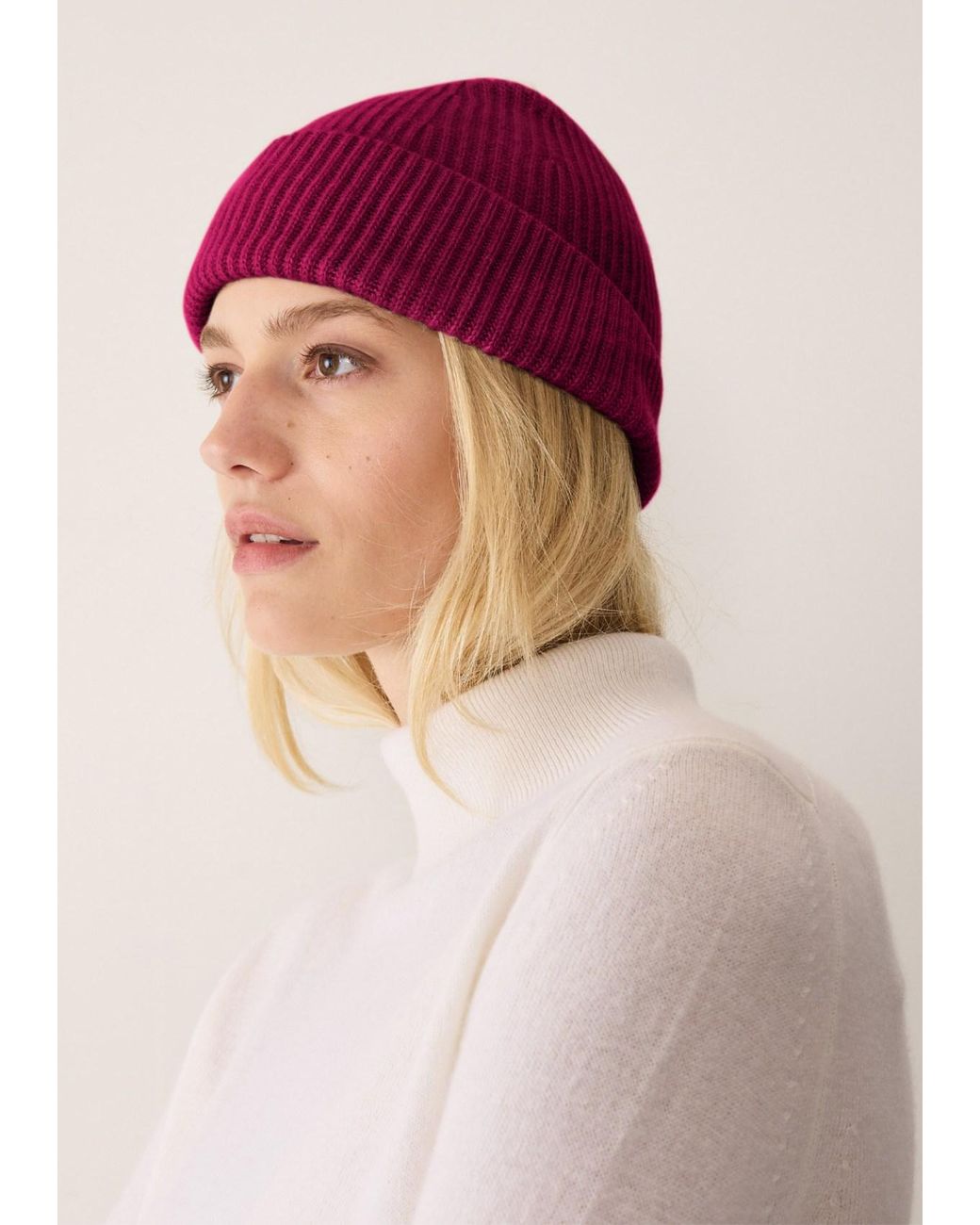 Loop Cashmere Red Cashmere Beanie