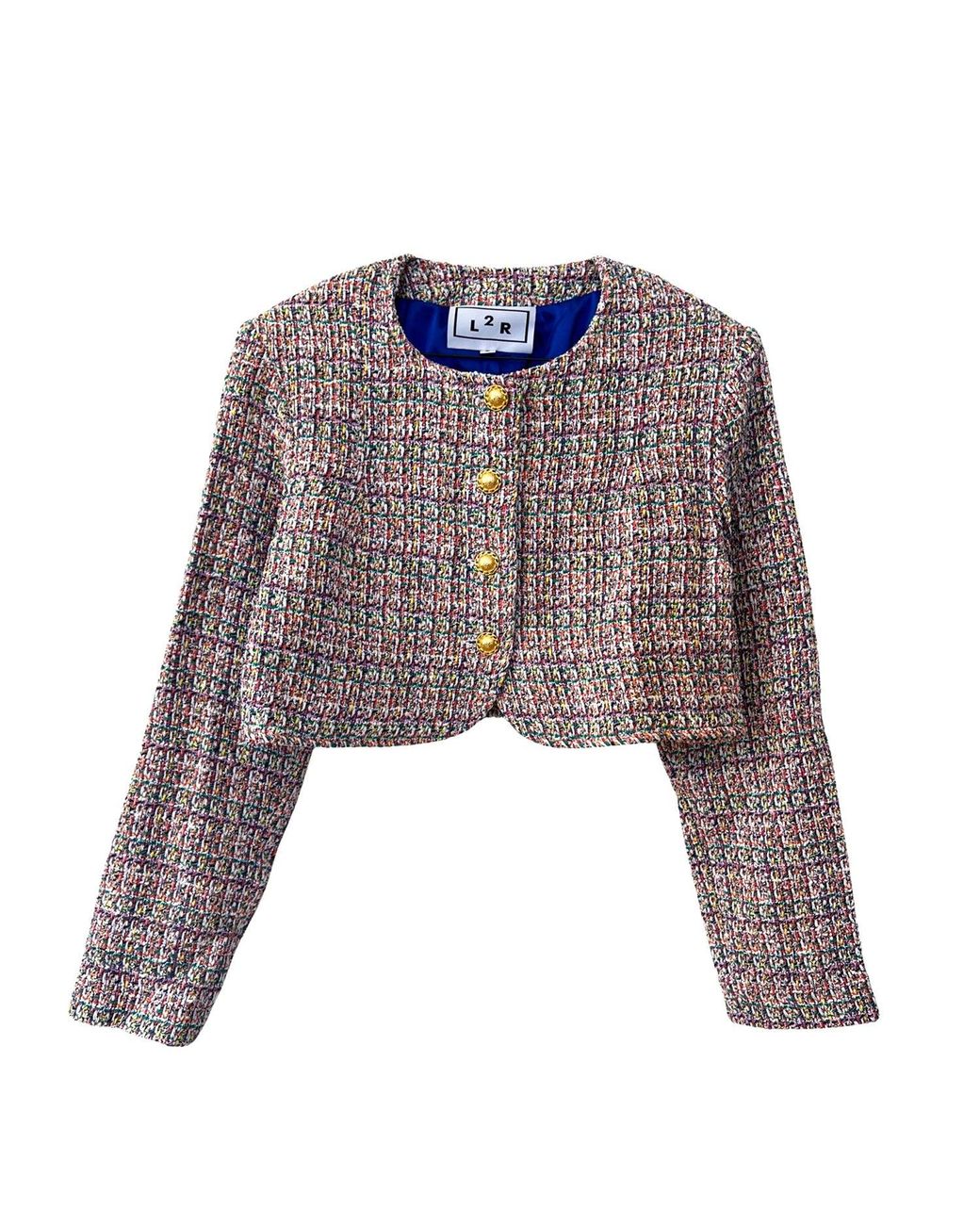 L2R THE LABEL Purple Spencer Jacket