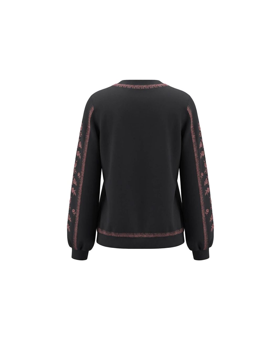 Nooki Design Black Catalina Embroidered Sweater