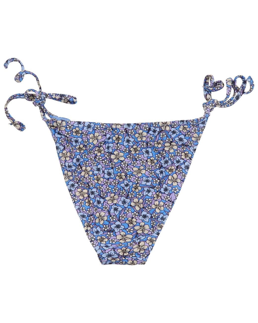 Lords of Harlech Blue Bonita Floral Field Bikini Bottom