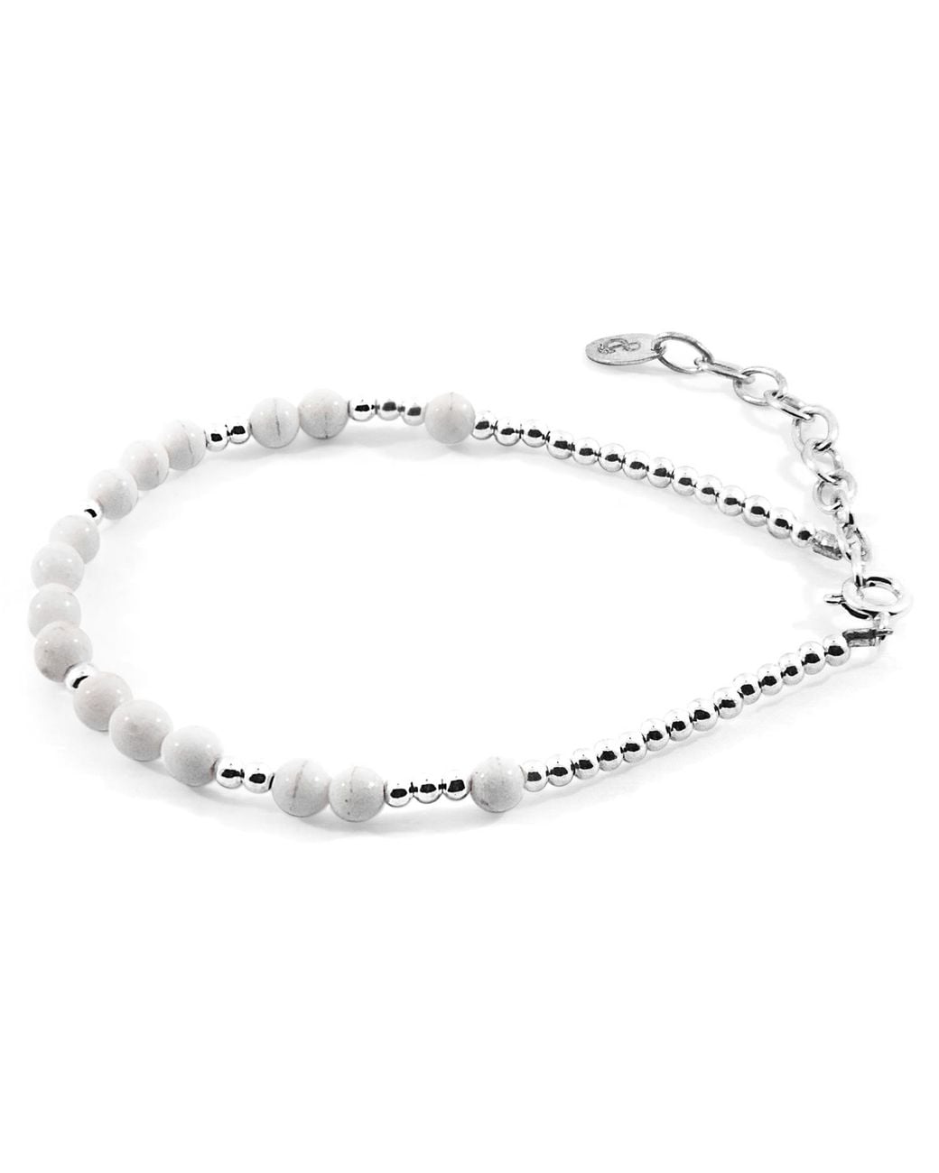 Anchor and Crew Metallic Agate Sienna & Stone Bracelet