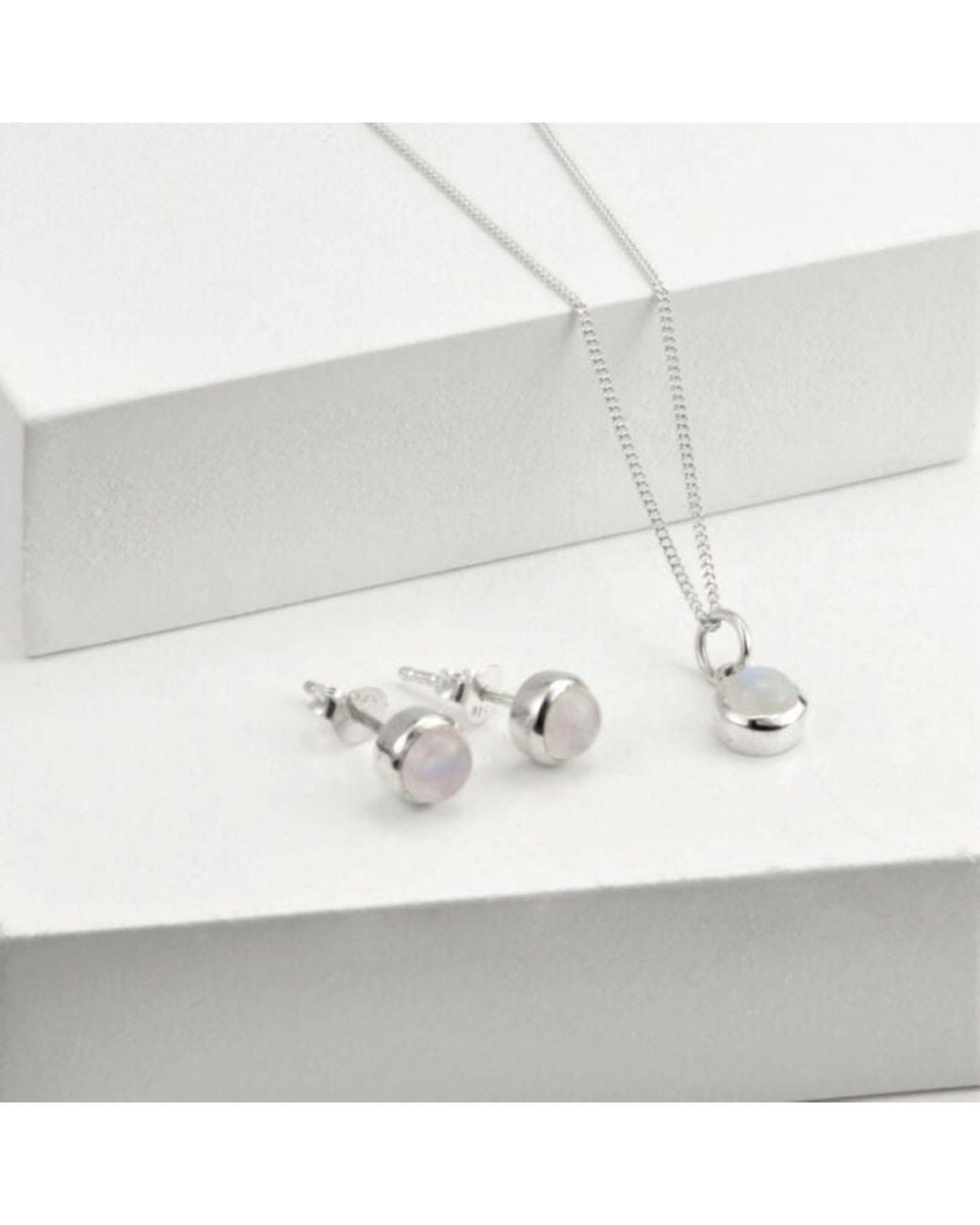 The Jewellery Store London White June Birthstone Jewellery Set