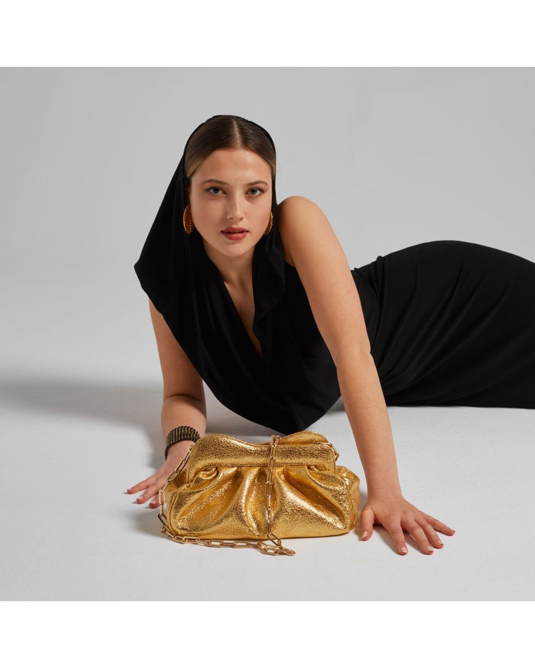 Danni Ro Metallic Lisbon Baby Clutch