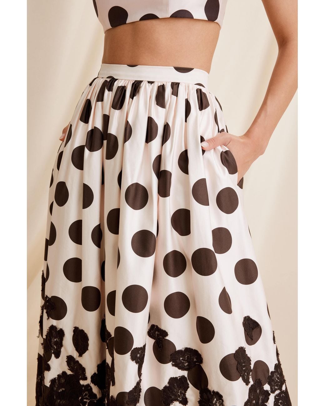 Scarlett Gasque Black Fiorella Skirt Mauve Morn