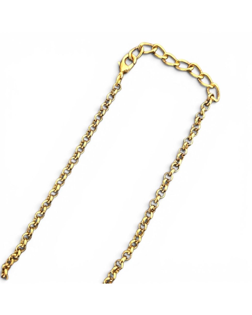 Vstyle Metallic Sacred Heart Enamel Necklacce