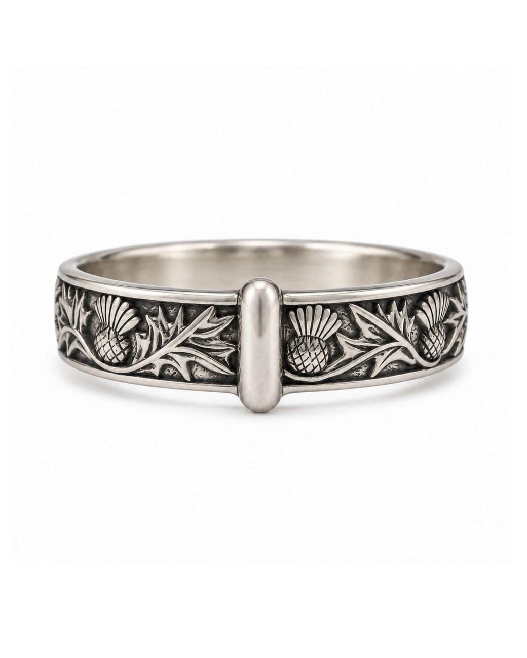 Azura Jewelry New York Metallic Sassenach Thistle Ring