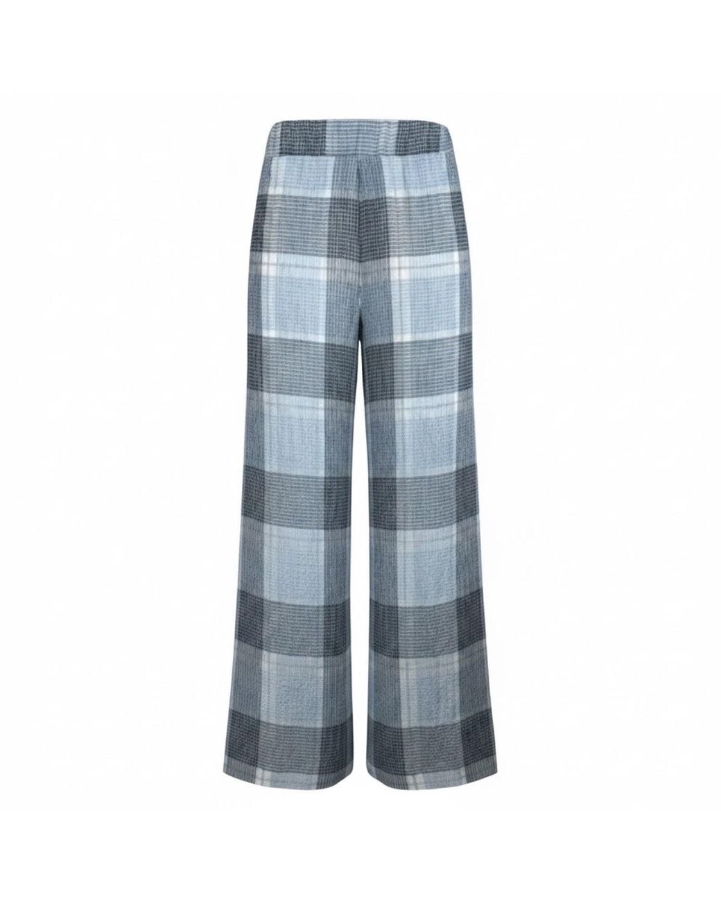 SNIDER Blue Plaid Clarity Pant
