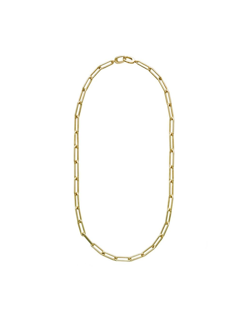 Onia Metallic Maxi Clip Long Chain Waist Chain