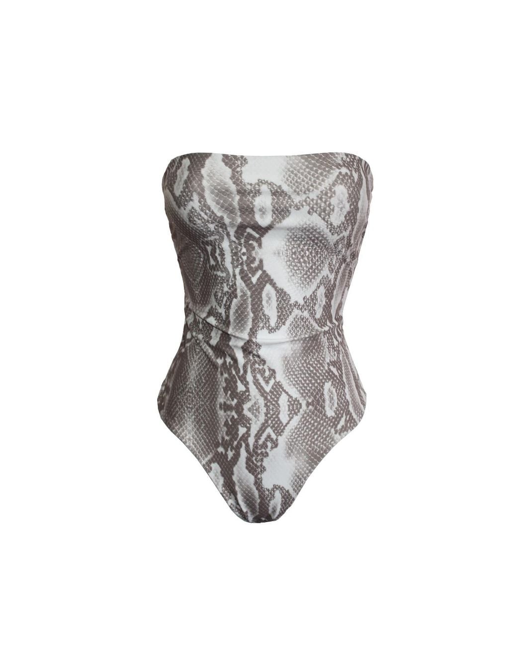 Terra Dea Gray Loco Reversible One Piece Swimsuit
