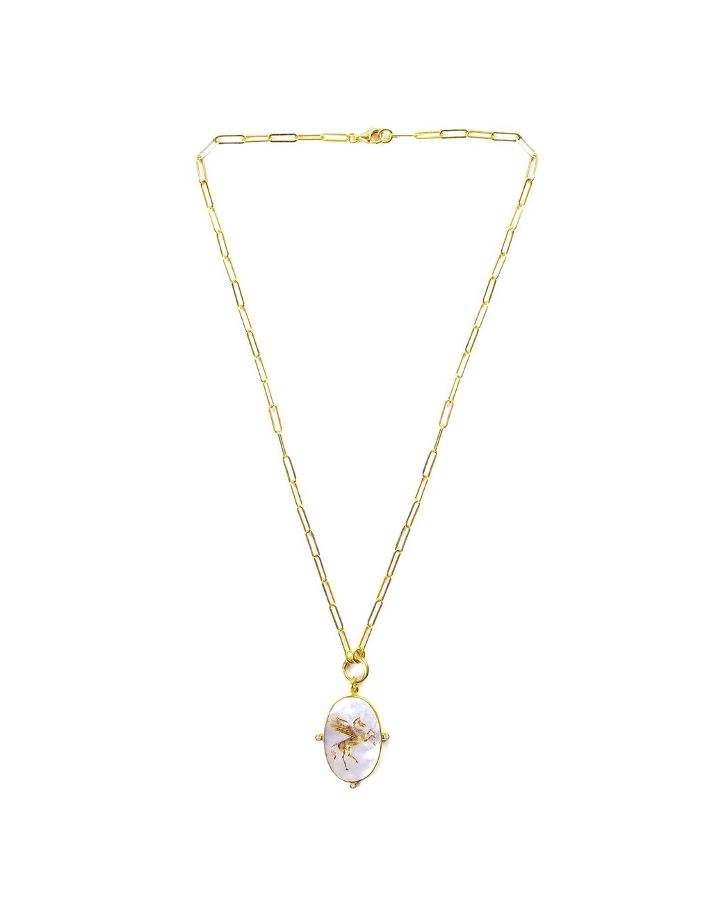 Ece London Metallic The Pegasus Ii Necklace