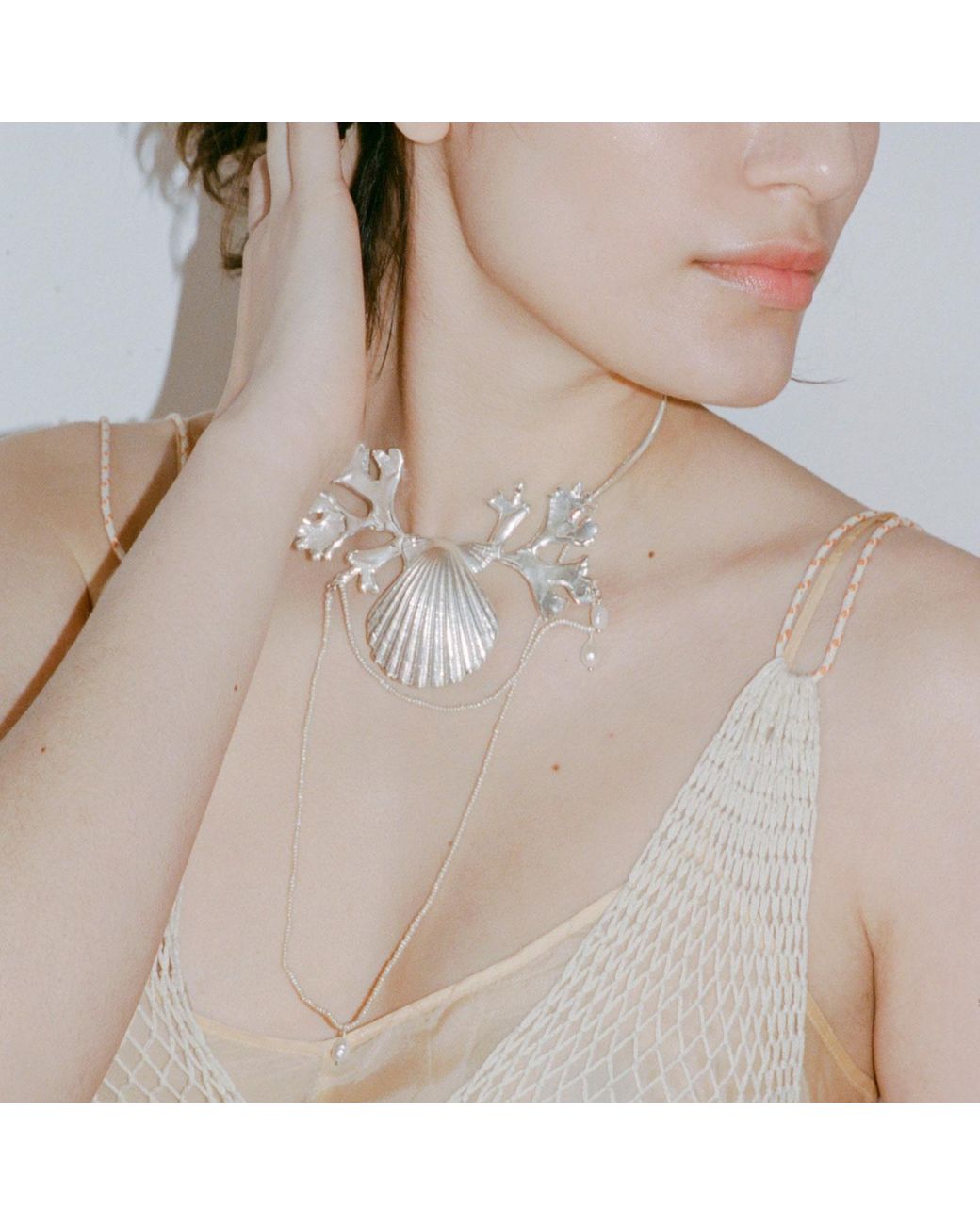 Raxada White Serena Necklace