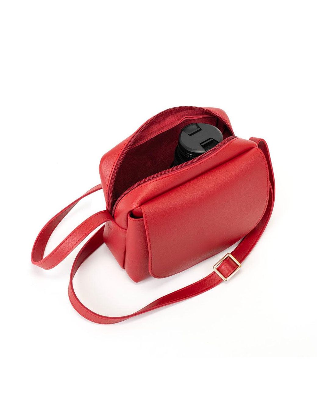 CAMPO MARZIO Roma 1933 Red Adele Camera Bag