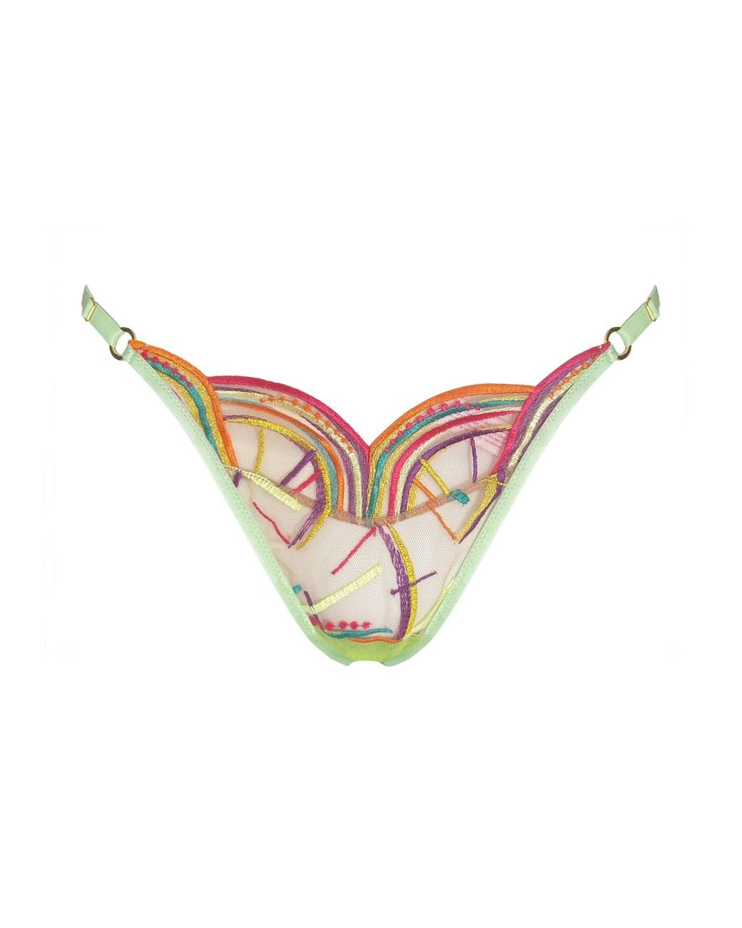 Somewhere Never Green Disco Deco Thong