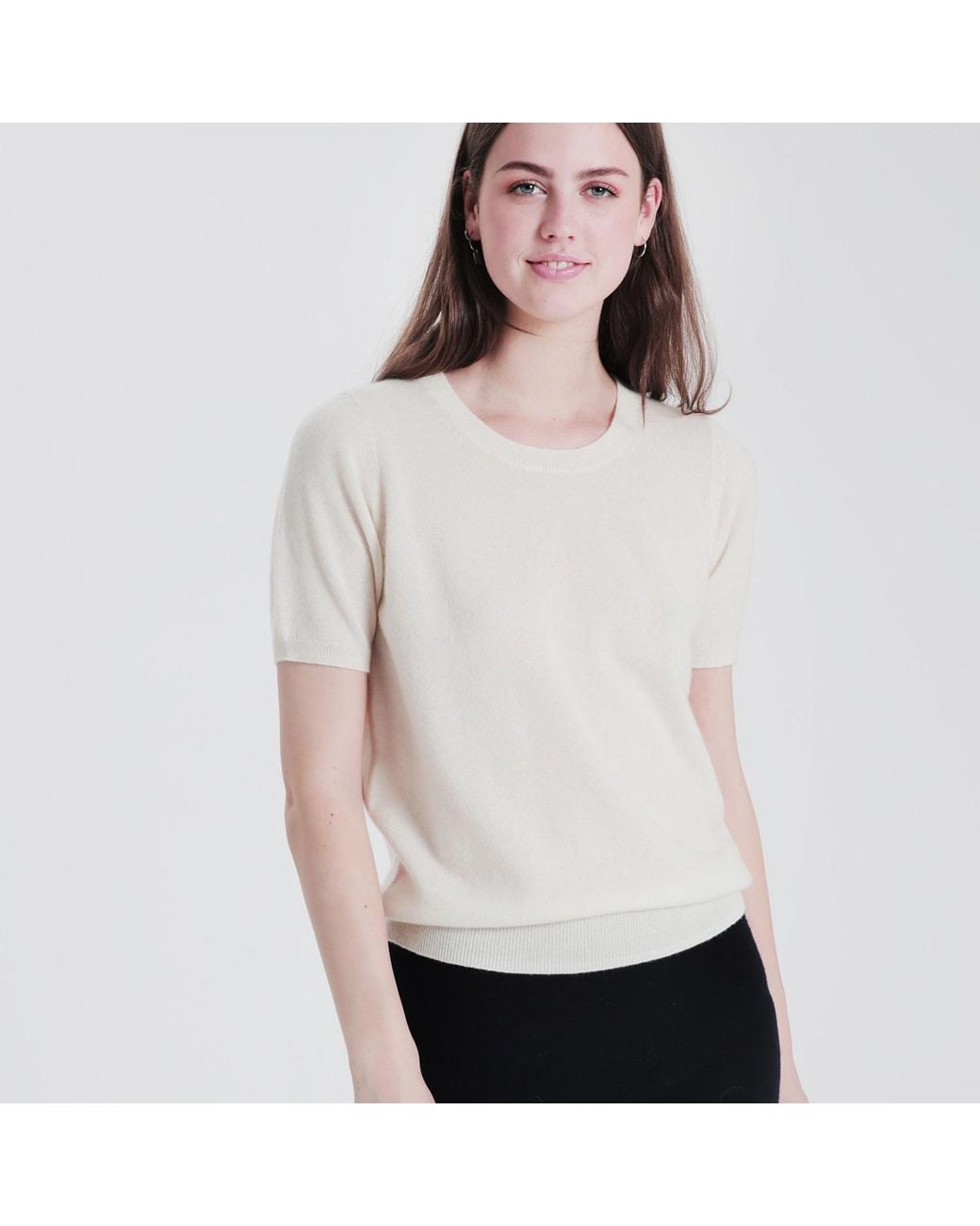 tirillm Natural Alina Cashmere T-Shirt