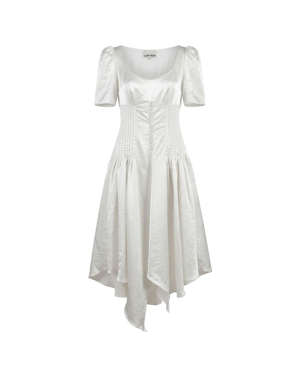 Lor Rein White Rina Dress