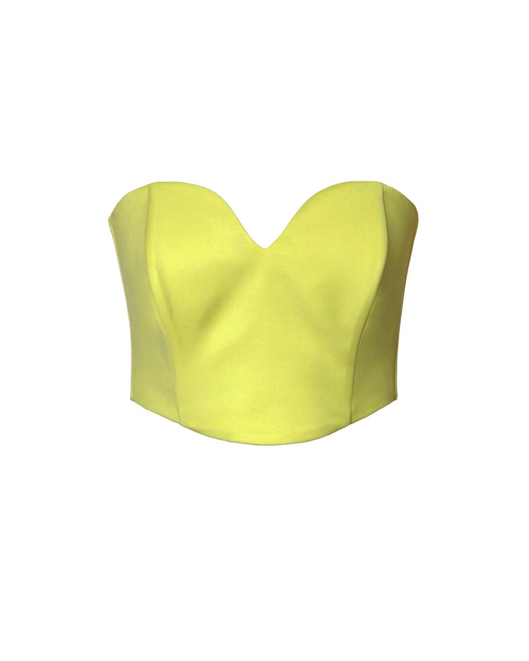 AGGI by HALEWSKI Yellow Lara Wild Lime Corset