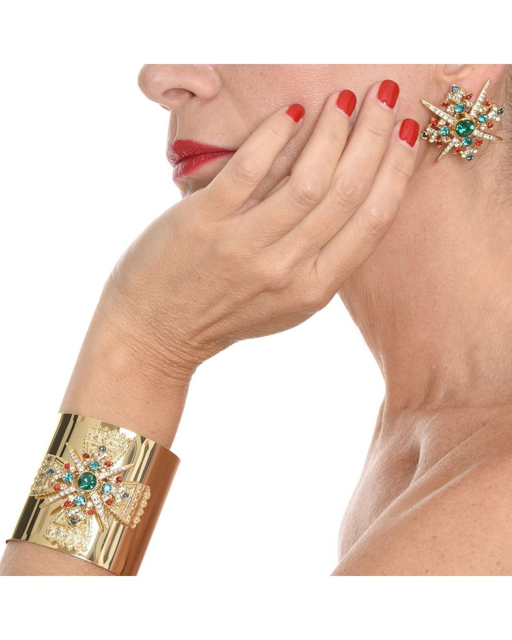 Addicted Metallic Croce Del Sud Bracelet Plated With Crystals