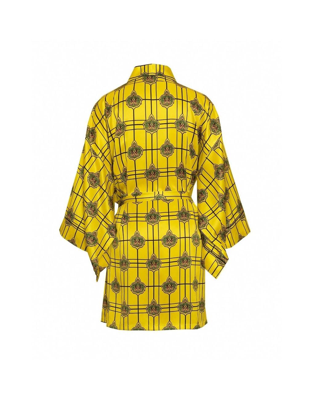 Emma Wallace Yellow Chaa Dressing Gown