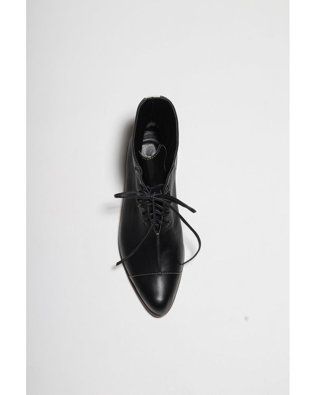 Mafalda Black Amelie Pointy Toe Ankle Boots
