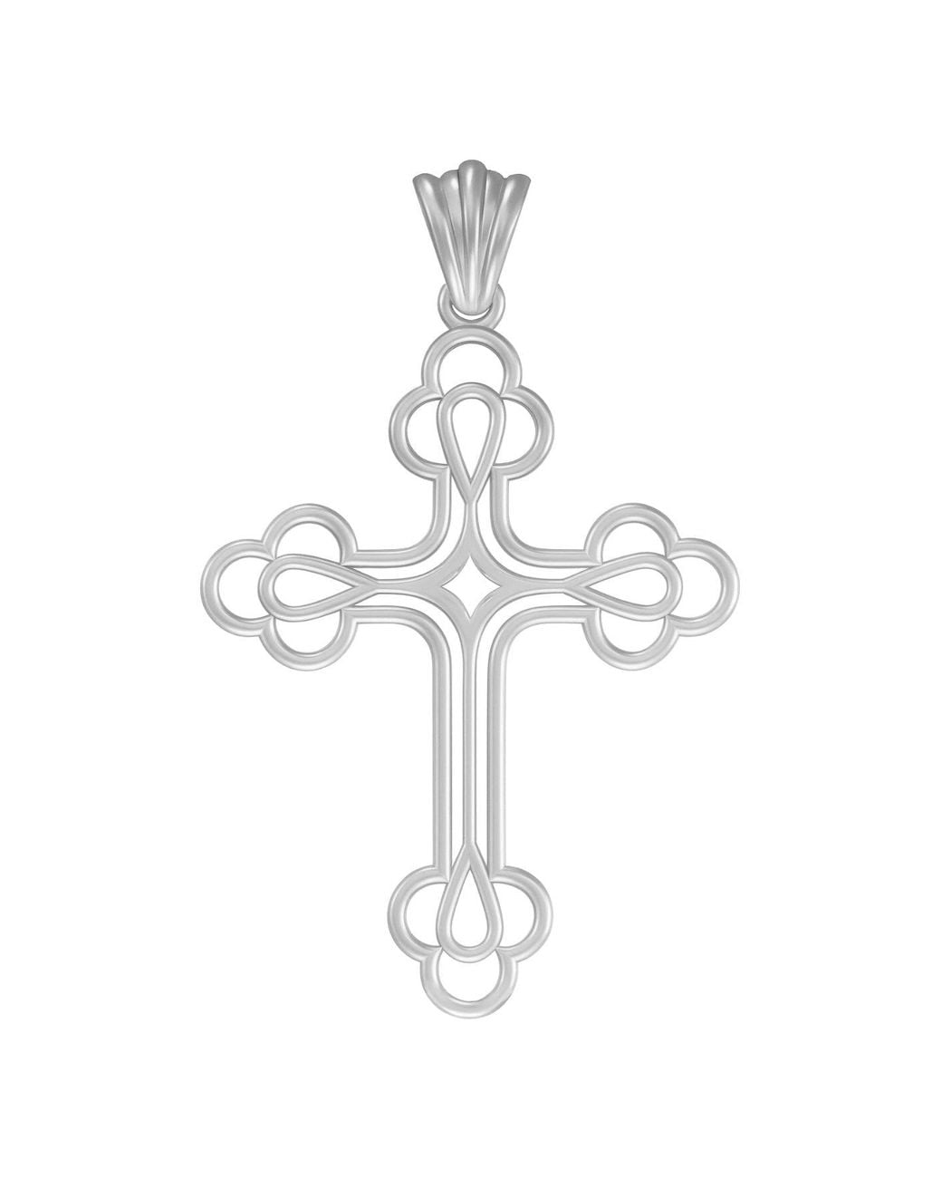Leni James Metallic The Billie Cross Pendant