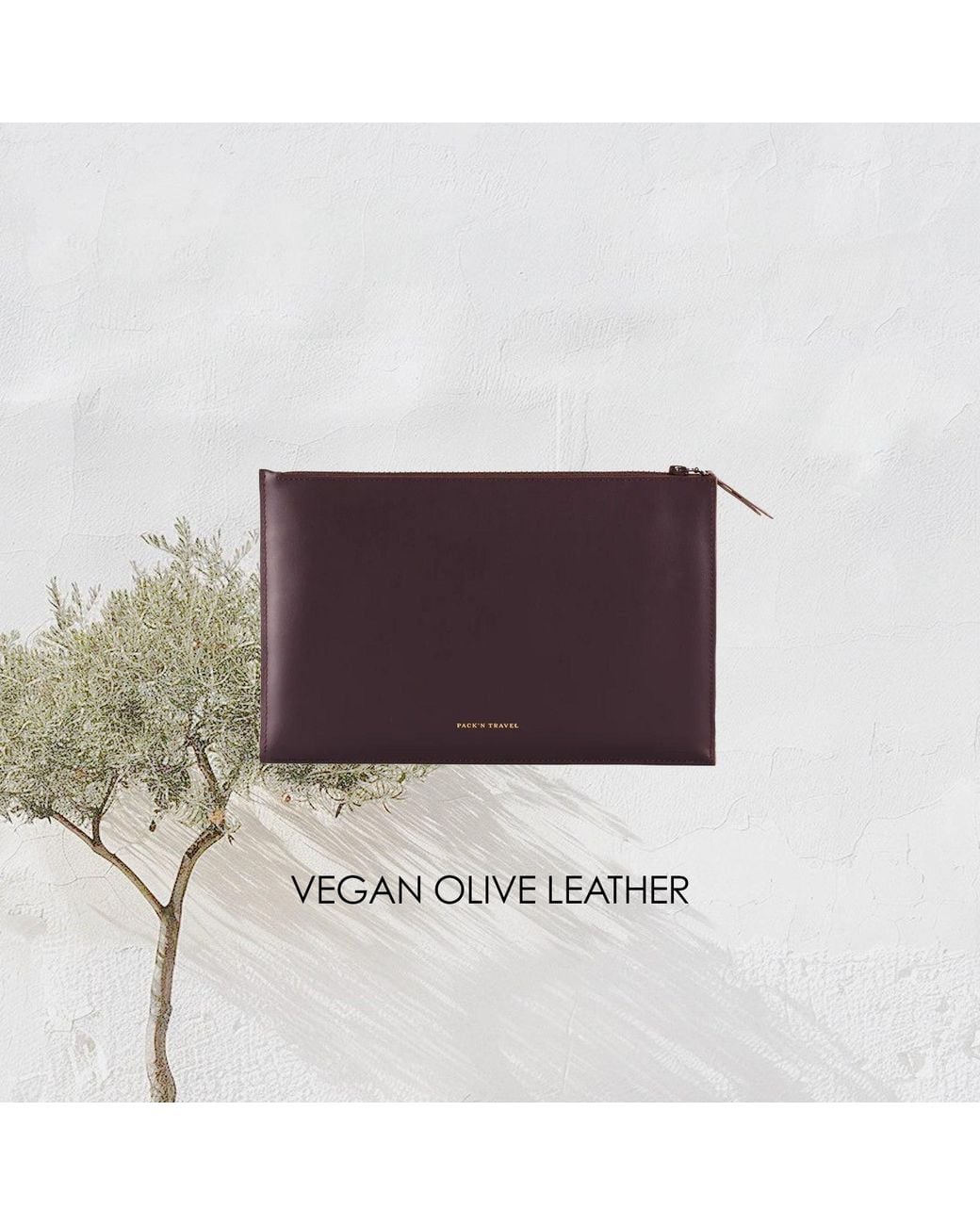 Pack'n Travel Purple Clutch Deep Plum