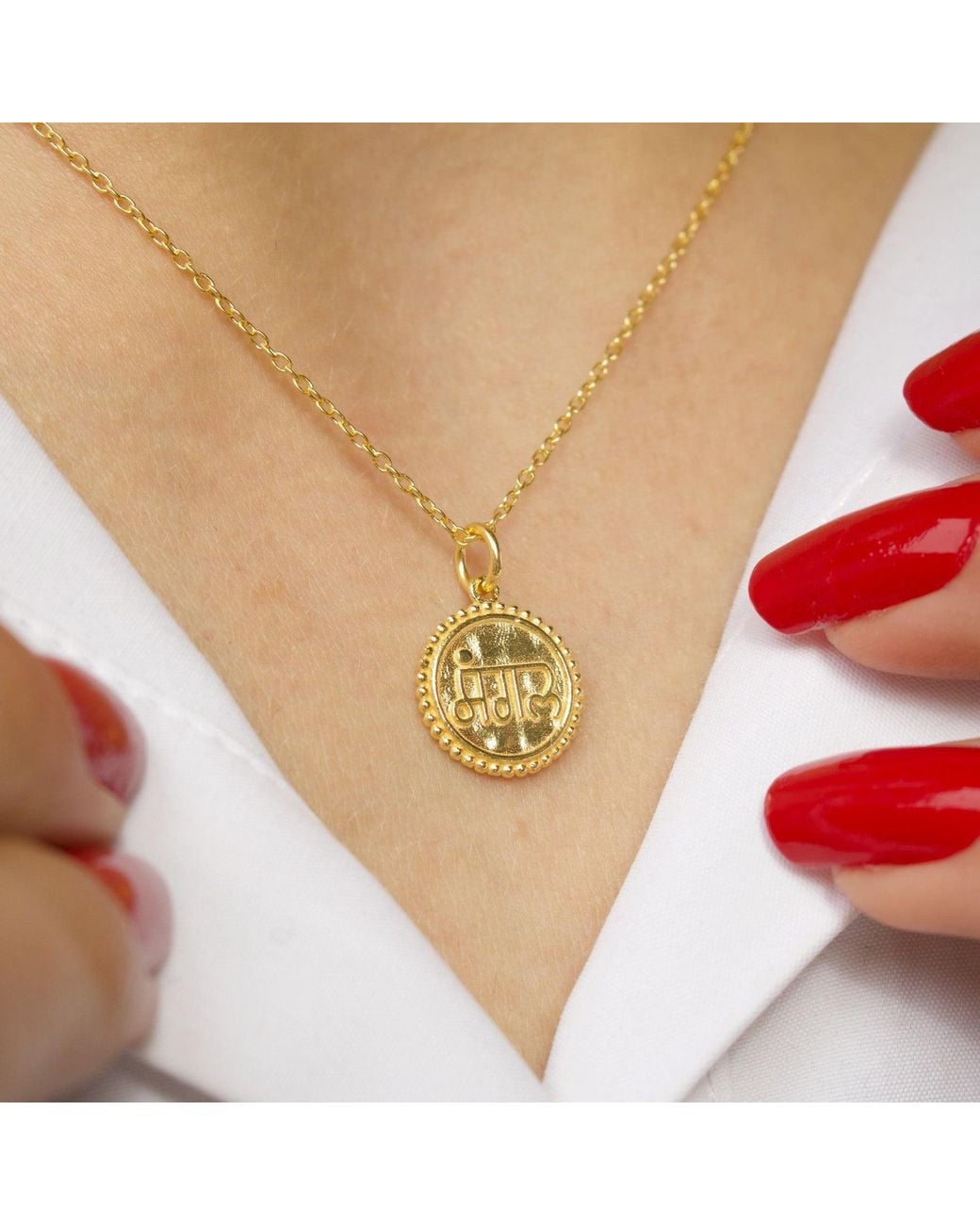 With Love Darling Metallic Mangal Necklace