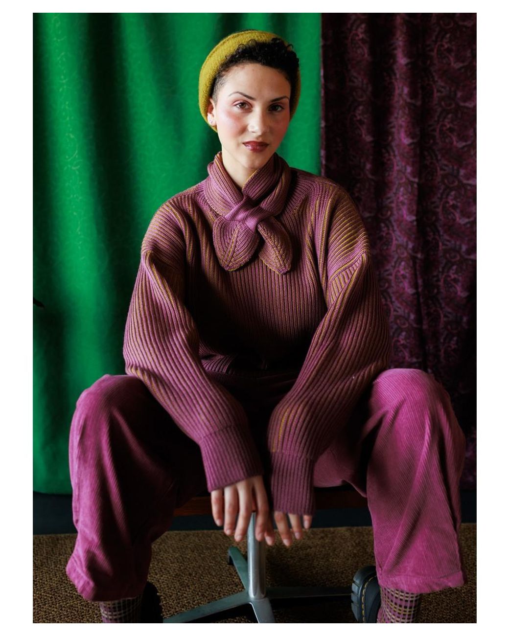Mabli Purple Ffyn Pullover