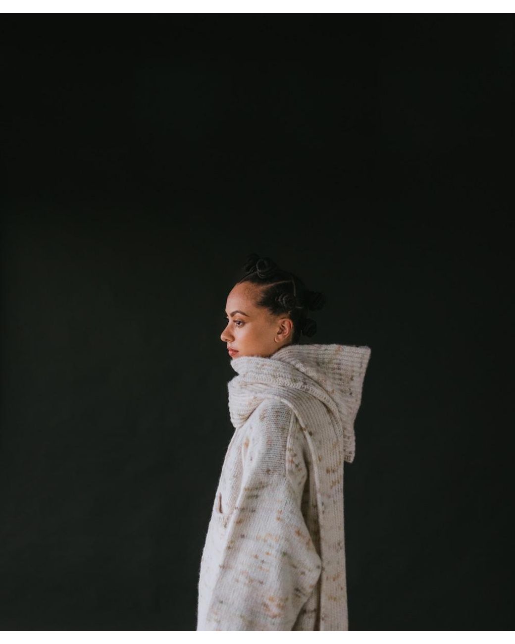 Mabli White Blewog Cardigan