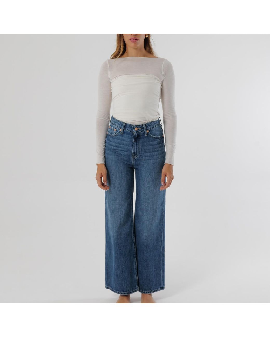 Her & Glory Blue Rosie Wide Leg