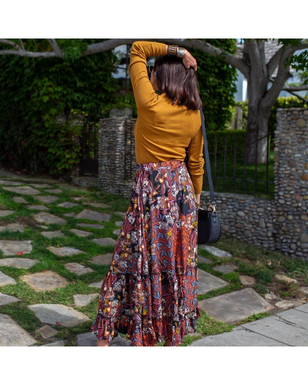Jennafer Grace Brown Baile Maxi Skirt