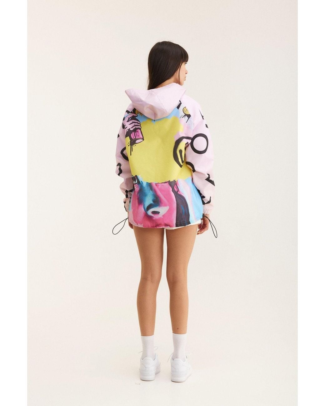 mysimplicated Pink Water Repellent Windbreaker Design W