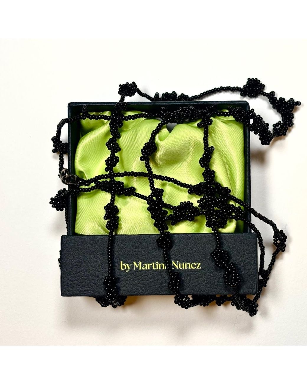 Dopamine Fix by Martina Nunez Black Knot Guilty Necklace Long