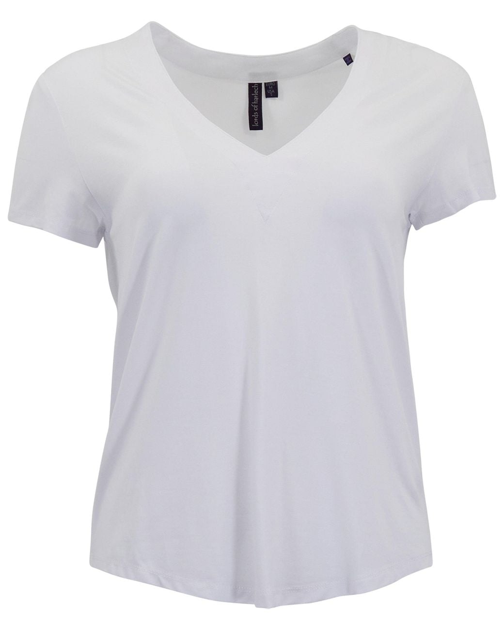 Lords of Harlech White Victoria V-Neck Top
